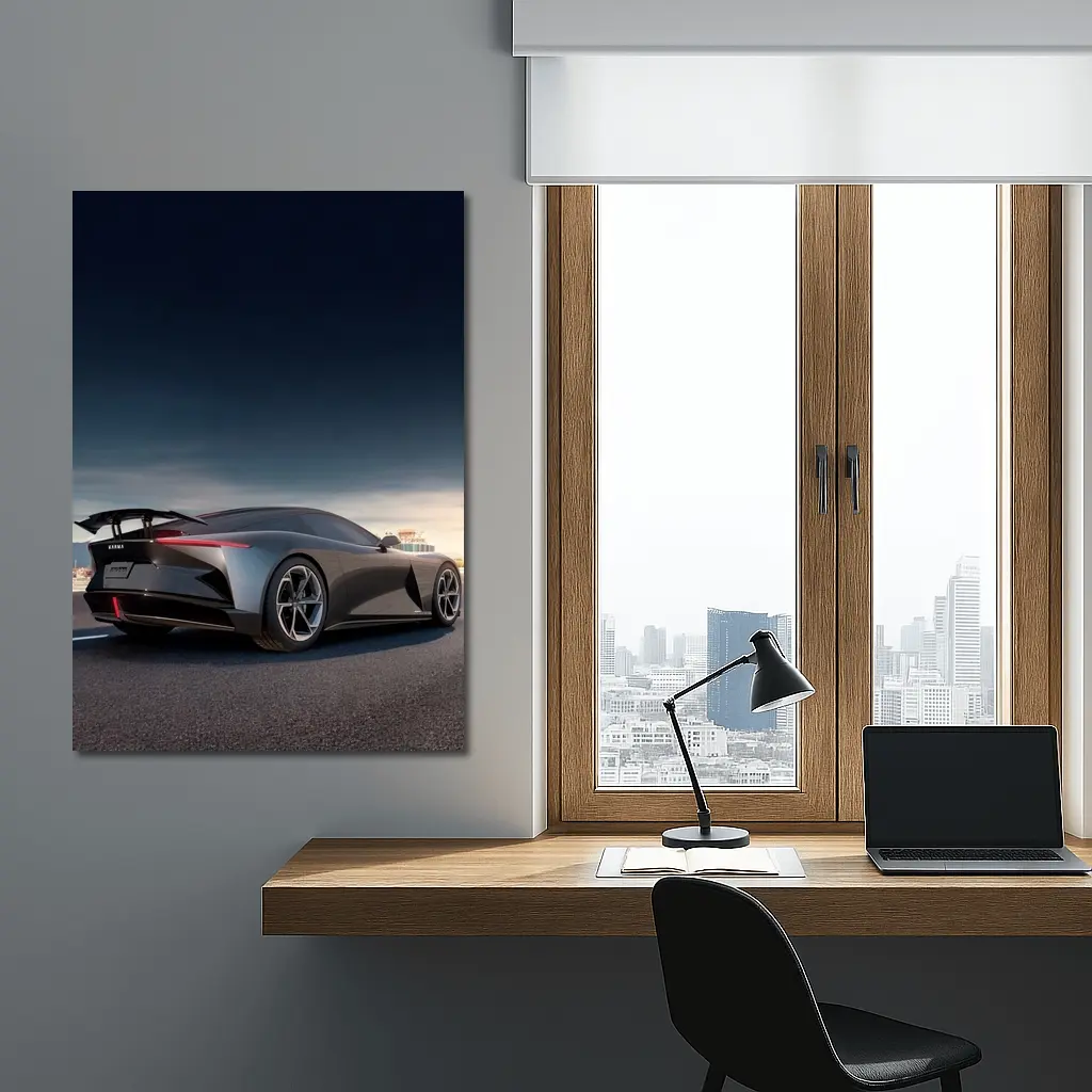 Karma Kaveya Supercar Dark Dramatic Sky – Wall Art