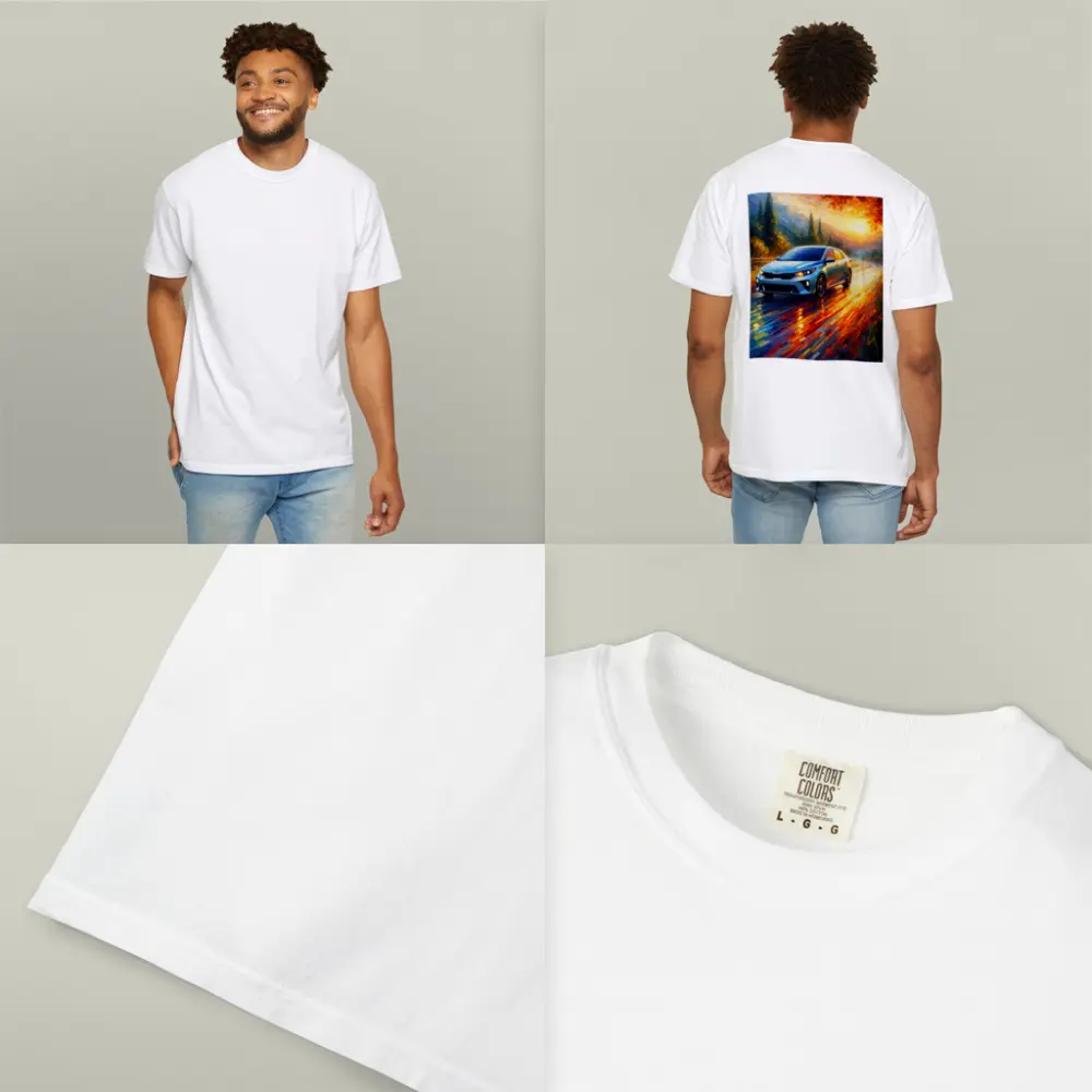 Kia Forte Impressionist Style Oil Painting Art – T-Shirts