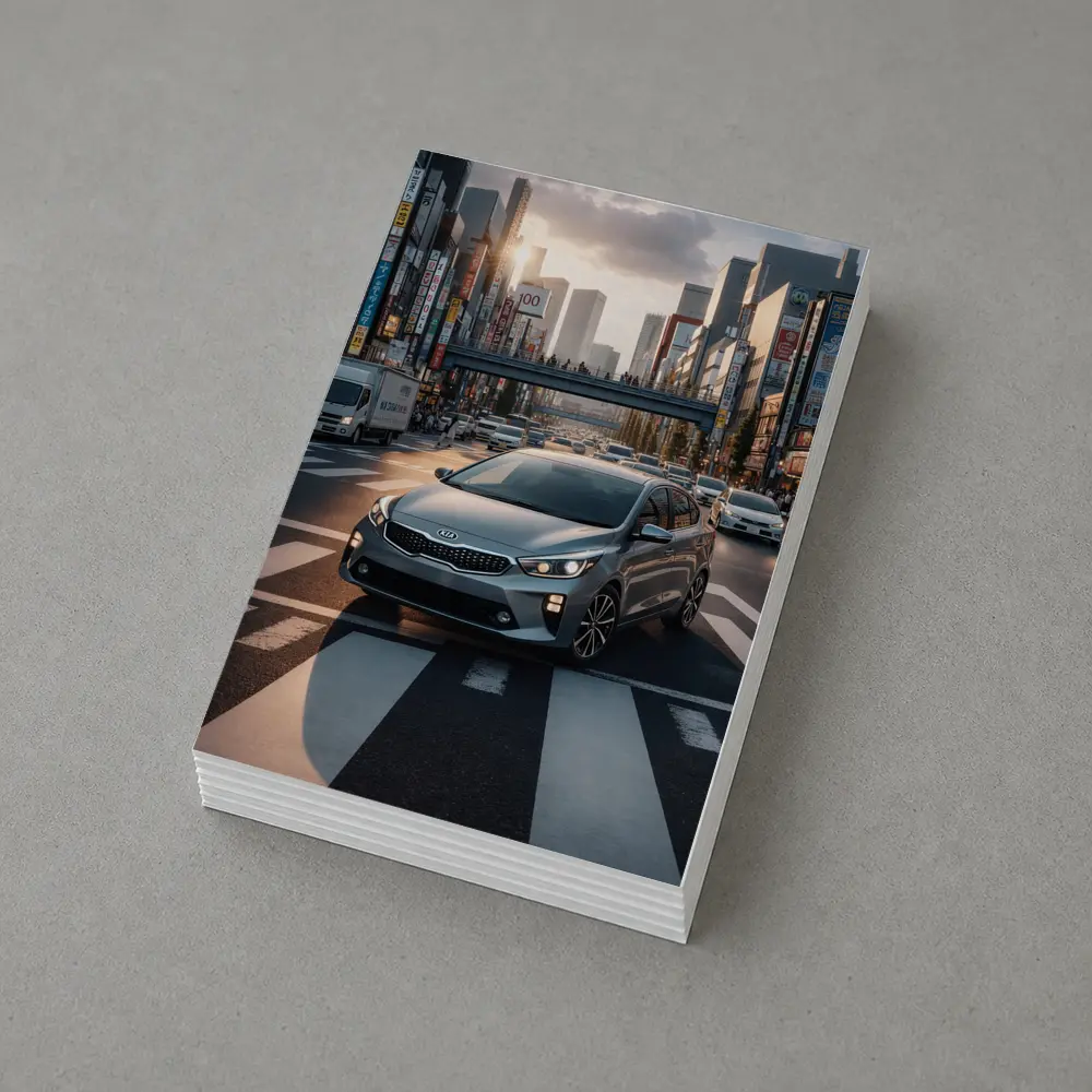Kia Forte Sedan Tokyo City Street – Postcards