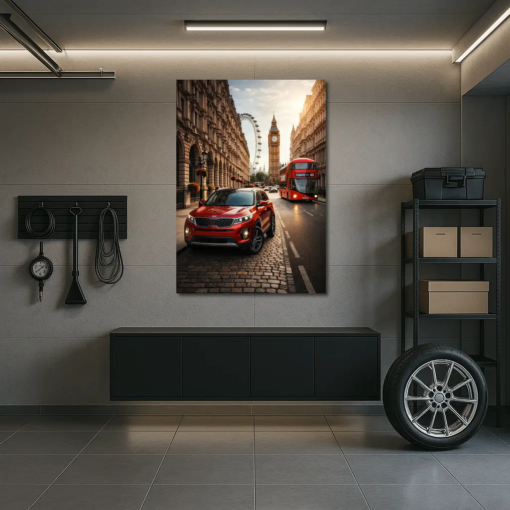 Kia Sorento SUV London Big Ben Street – Wall Art