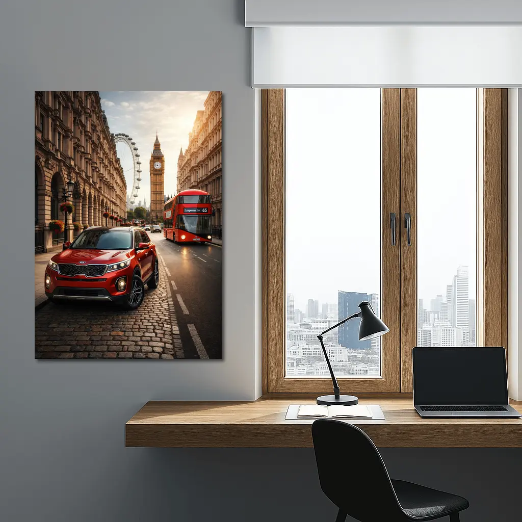 Kia Sorento SUV London Big Ben Street – Wall Art