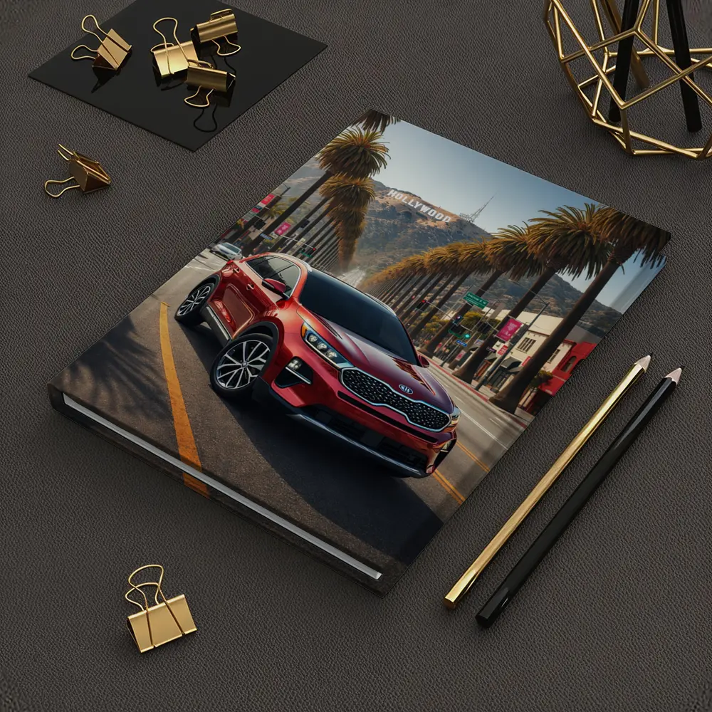 Kia Sorento Red SUV Hollywood Los Angeles – Notebooks