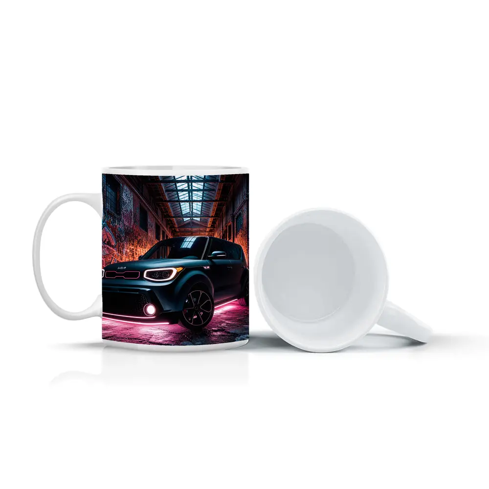 Kia Soul Neon Glow Graffiti Warehouse – Mugs