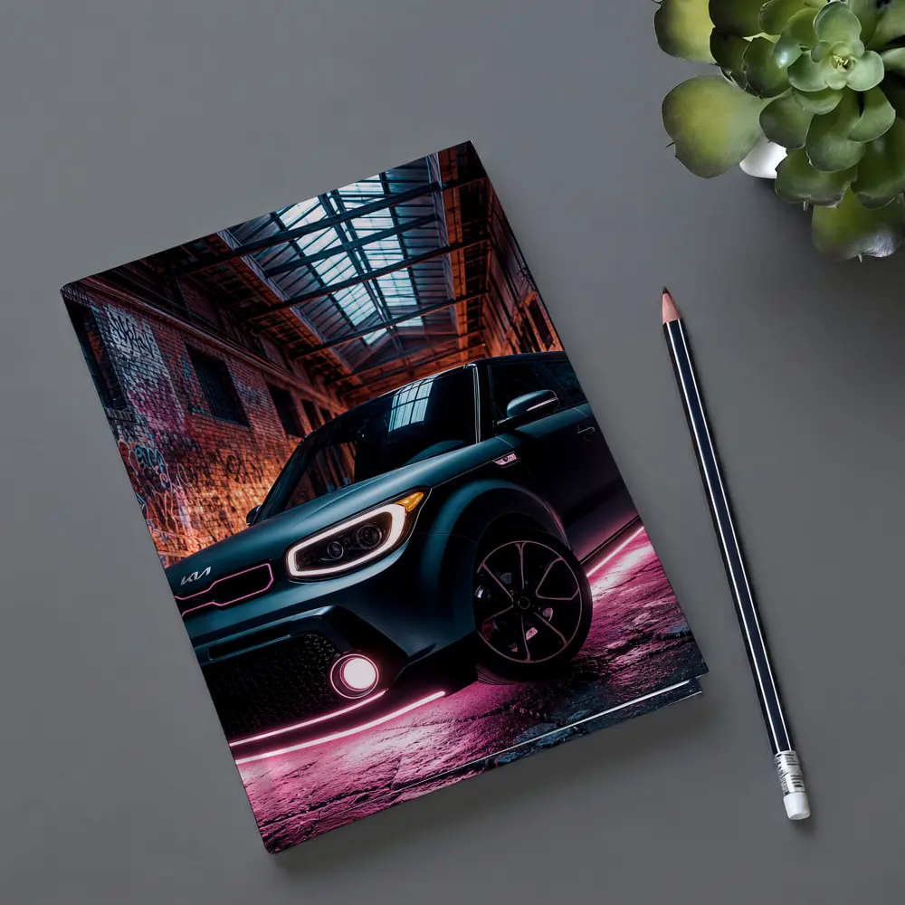 Kia Soul Neon Glow Graffiti Warehouse – Notebooks