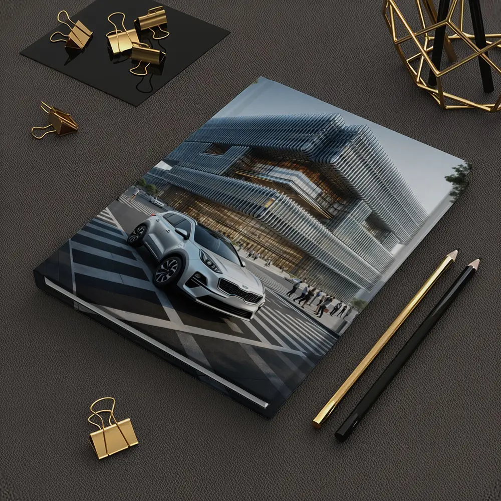 Kia Sportage SUV Modern City Architecture – Notebooks