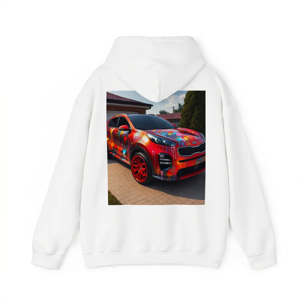 Kia Sportage Colorful Paint Splash Driveway – Hoodies