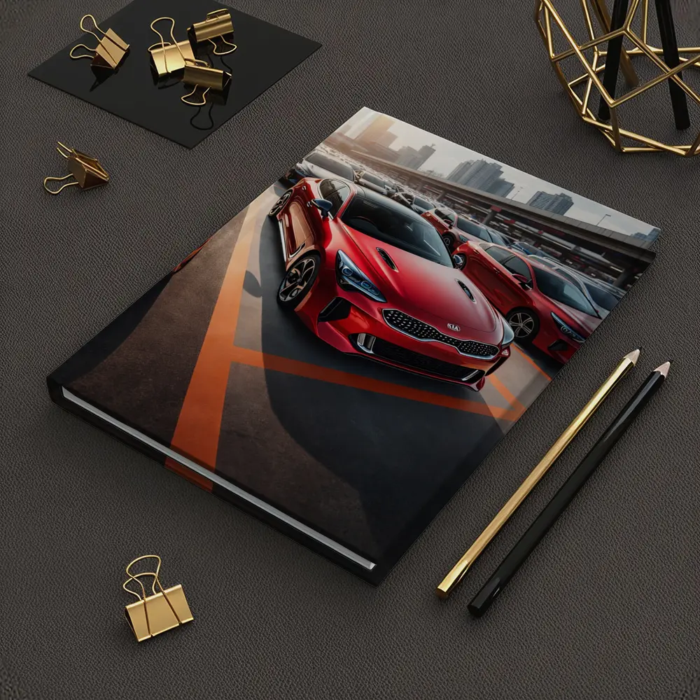 Kia Stinger Red Car Urban City Background – Notebooks
