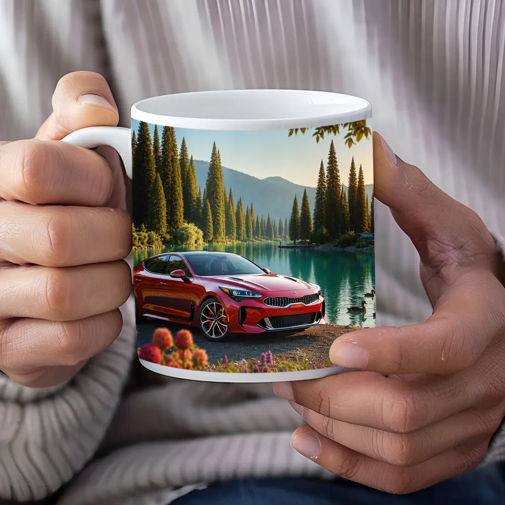 Kia Stinger Red Sport Sedan Lake Forest – Mugs