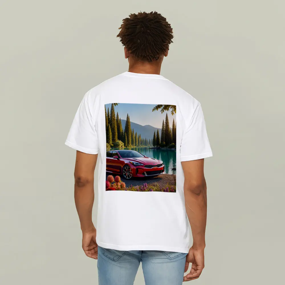 Kia Stinger Red Sport Sedan Lake Forest – T-Shirts