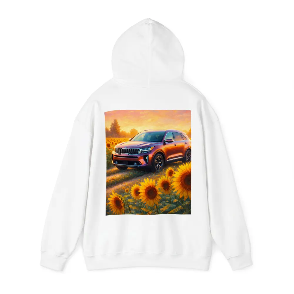 Kia Sorento SUV Sunflower Field Sunset – Hoodies
