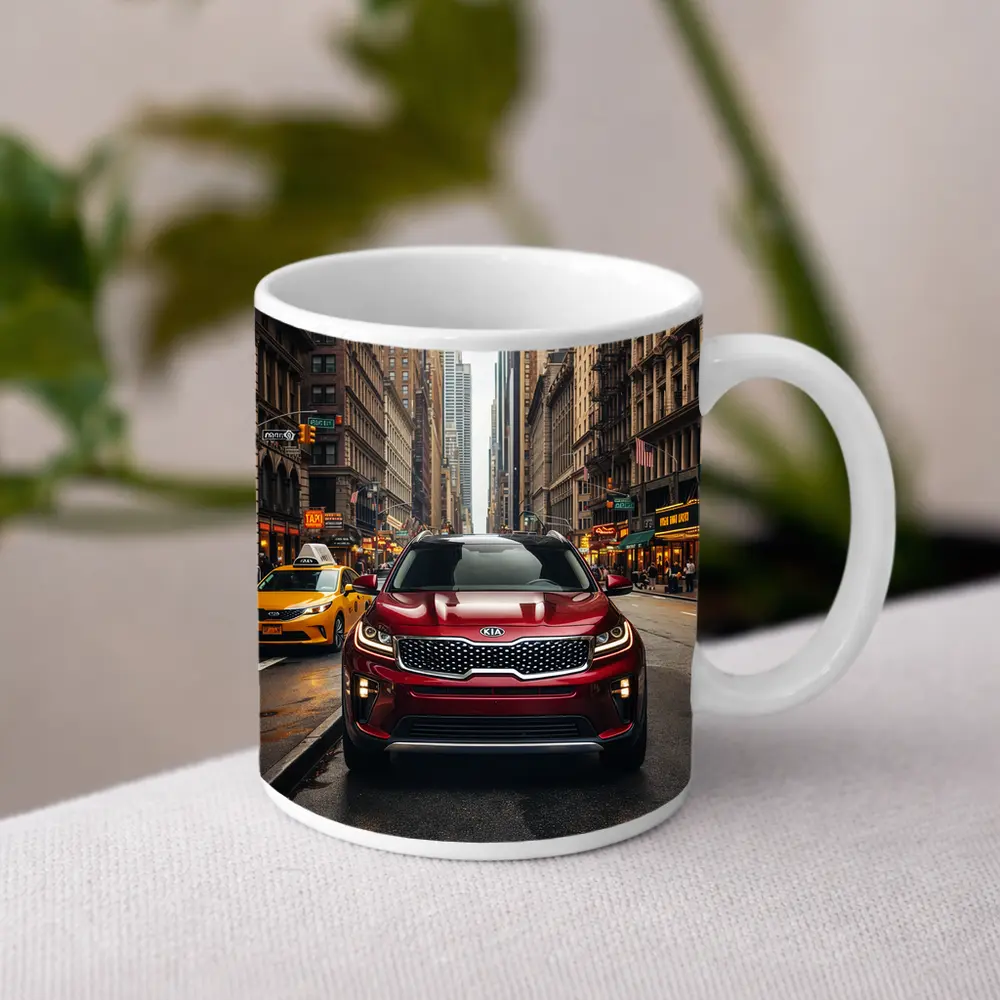 Kia Telluride SUV New York City Street – Mugs