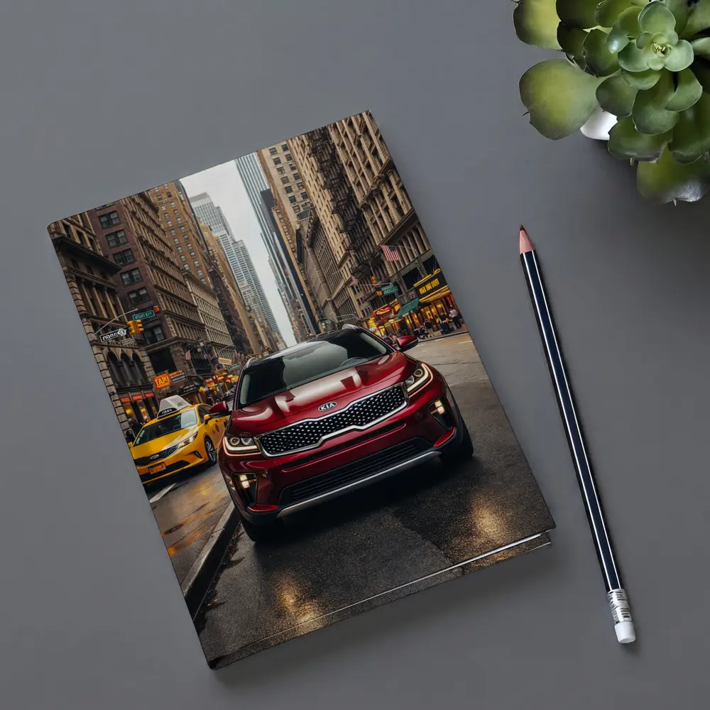 Kia Telluride SUV New York City Street – Notebooks