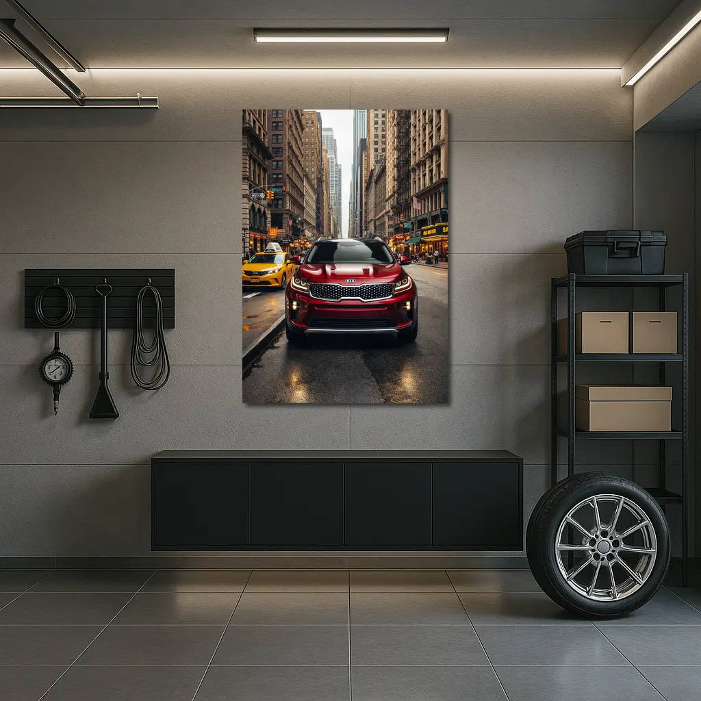 Kia Telluride SUV New York City Street – Wall Art