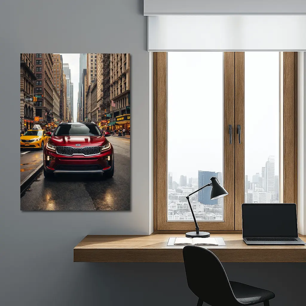 Kia Telluride SUV New York City Street – Wall Art