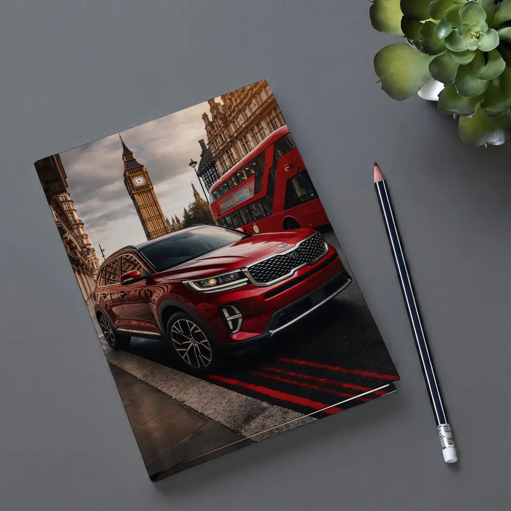 Kia Sorento Red SUV London Big Ben – Notebooks