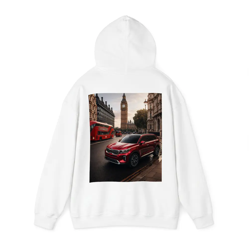 Kia Telluride Red SUV London Big Ben – Hoodies