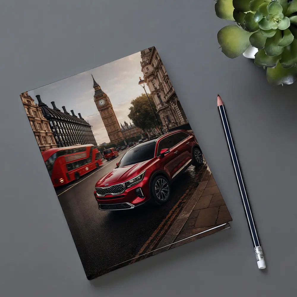 Kia Telluride Red SUV London Big Ben – Notebooks