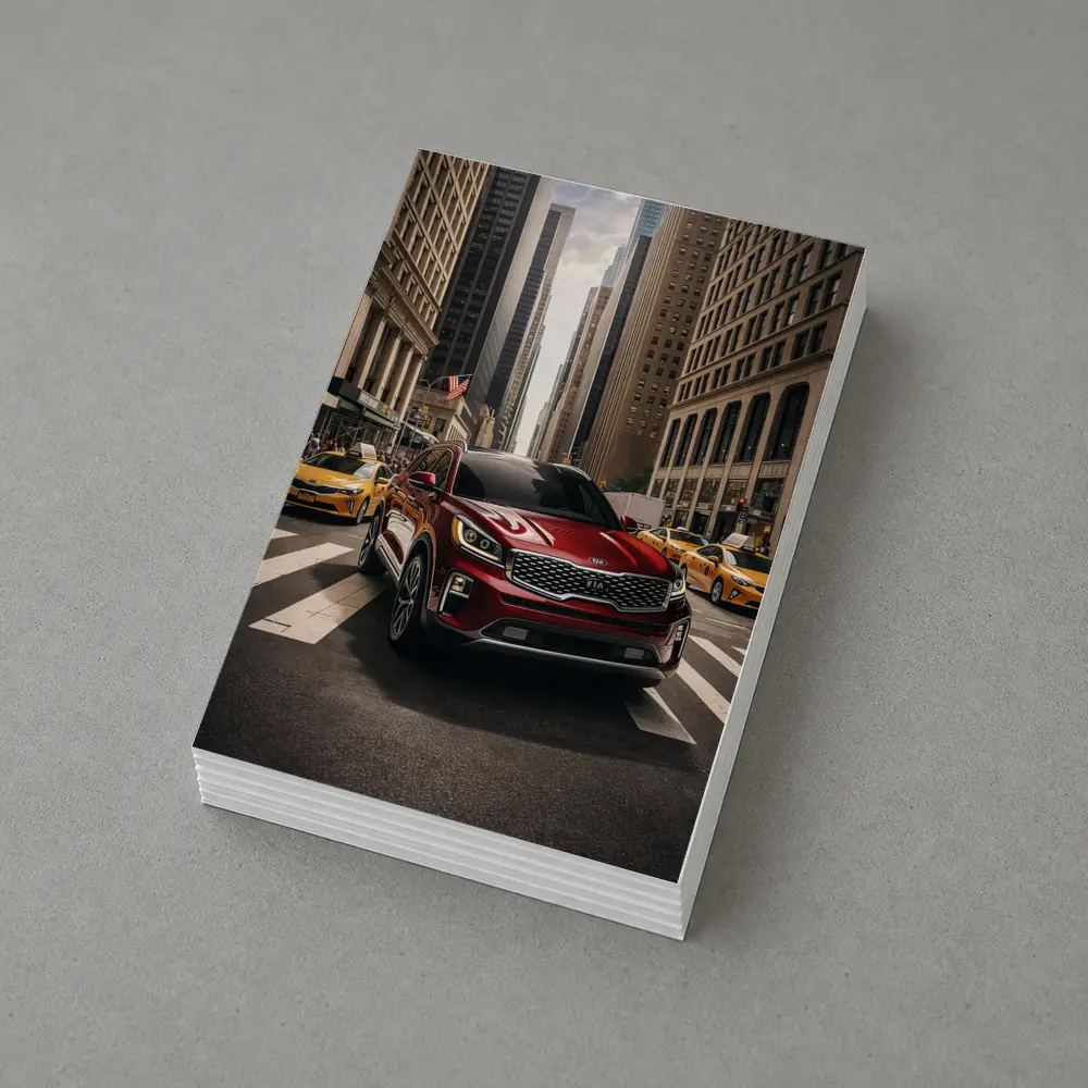 Kia Sorento Crossing New York City Street – Postcards