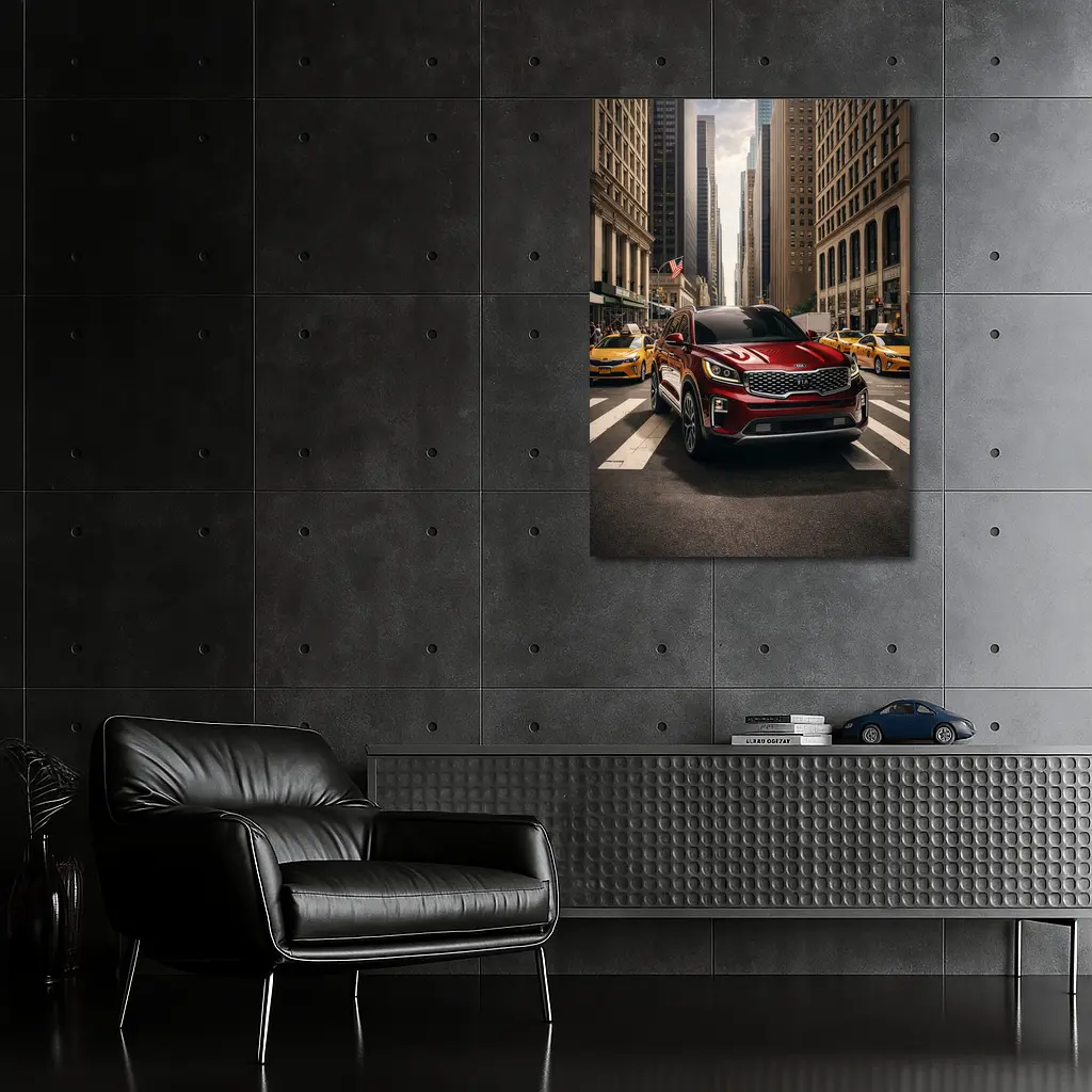 Kia Sorento Crossing New York City Street – Wall Art