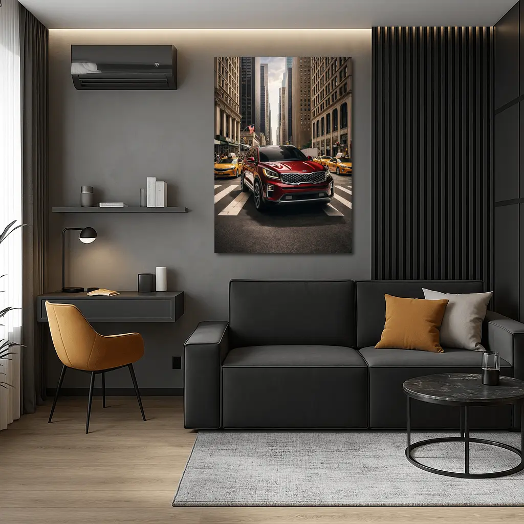 Kia Sorento Crossing New York City Street – Wall Art