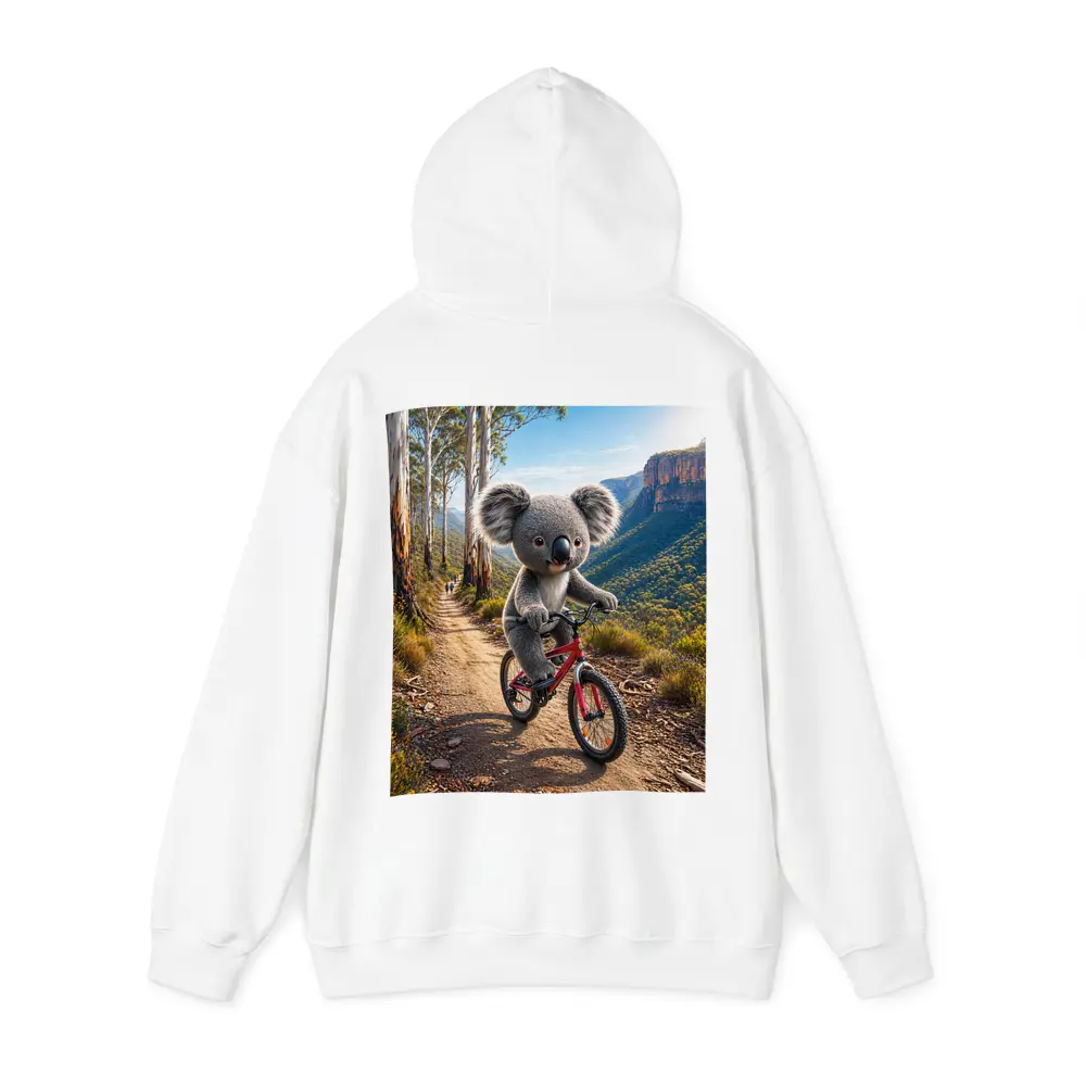 Koala Riding Bike Mountain Trail Australia – Hoodies