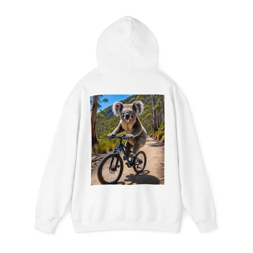 Koala Riding Mountain Bike Forest Trail – Hoodies