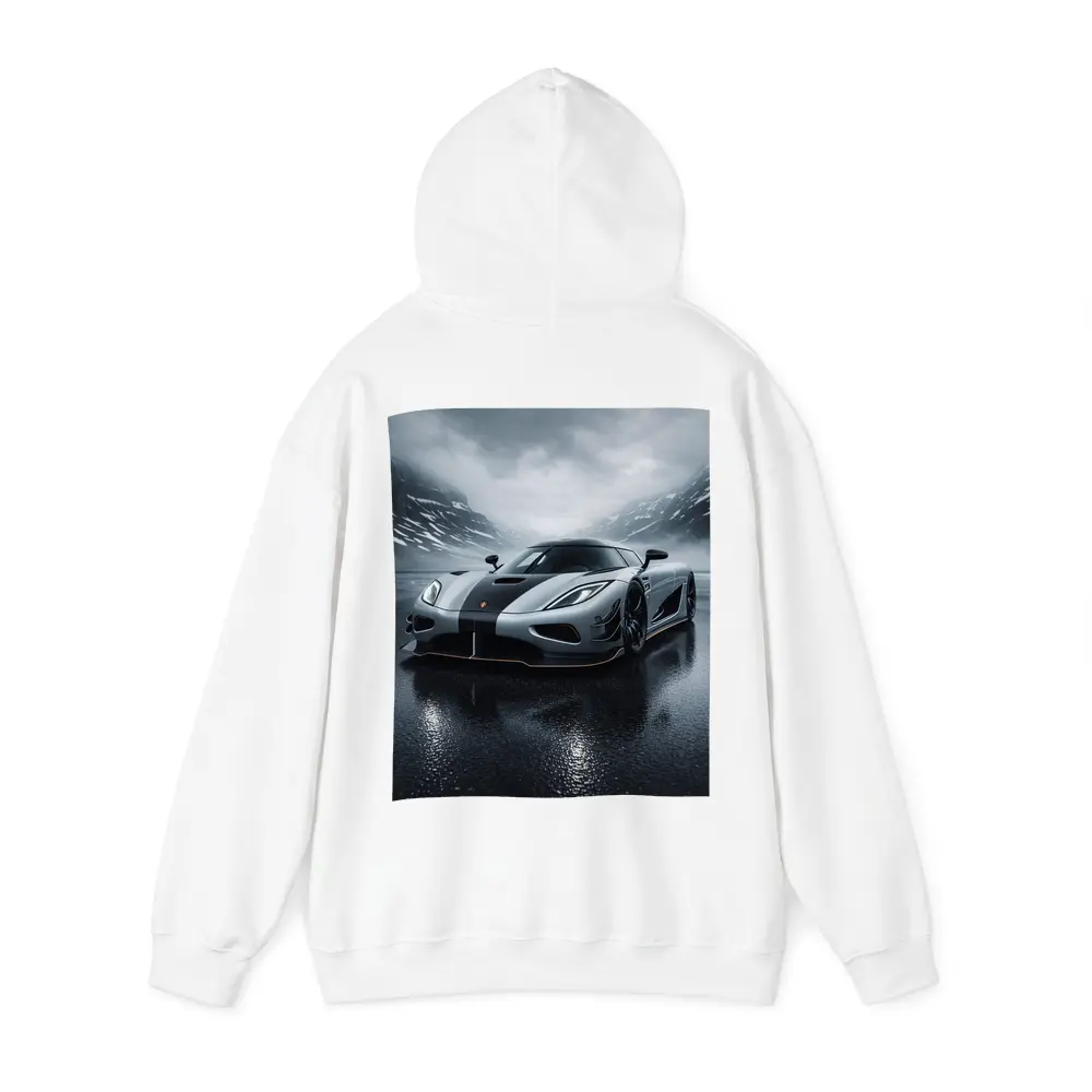 Koenigsegg Agera Wet Road Stormy Mountains – Hoodies