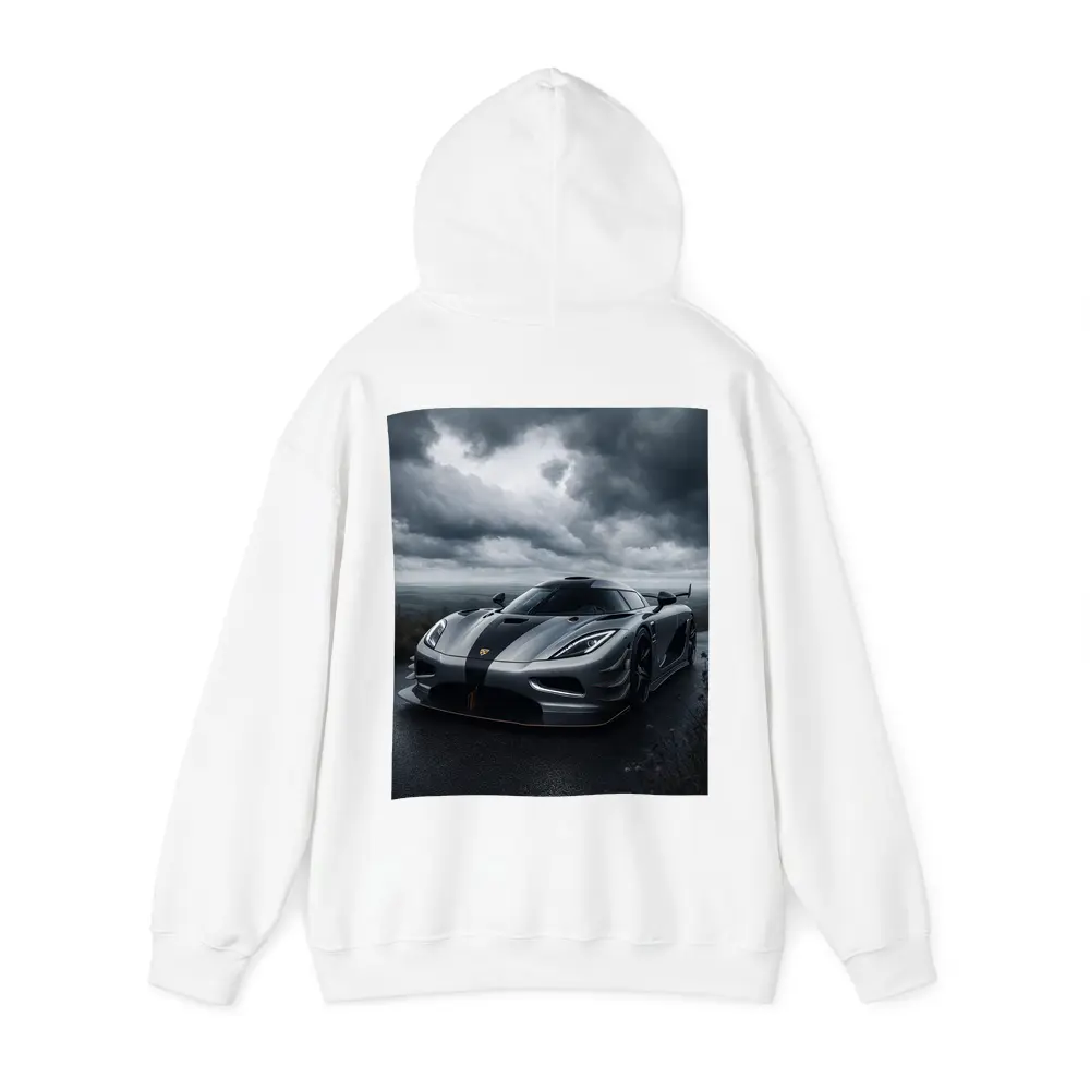 Koenigsegg Jesko Dark Cloudy Sky Road – Hoodies