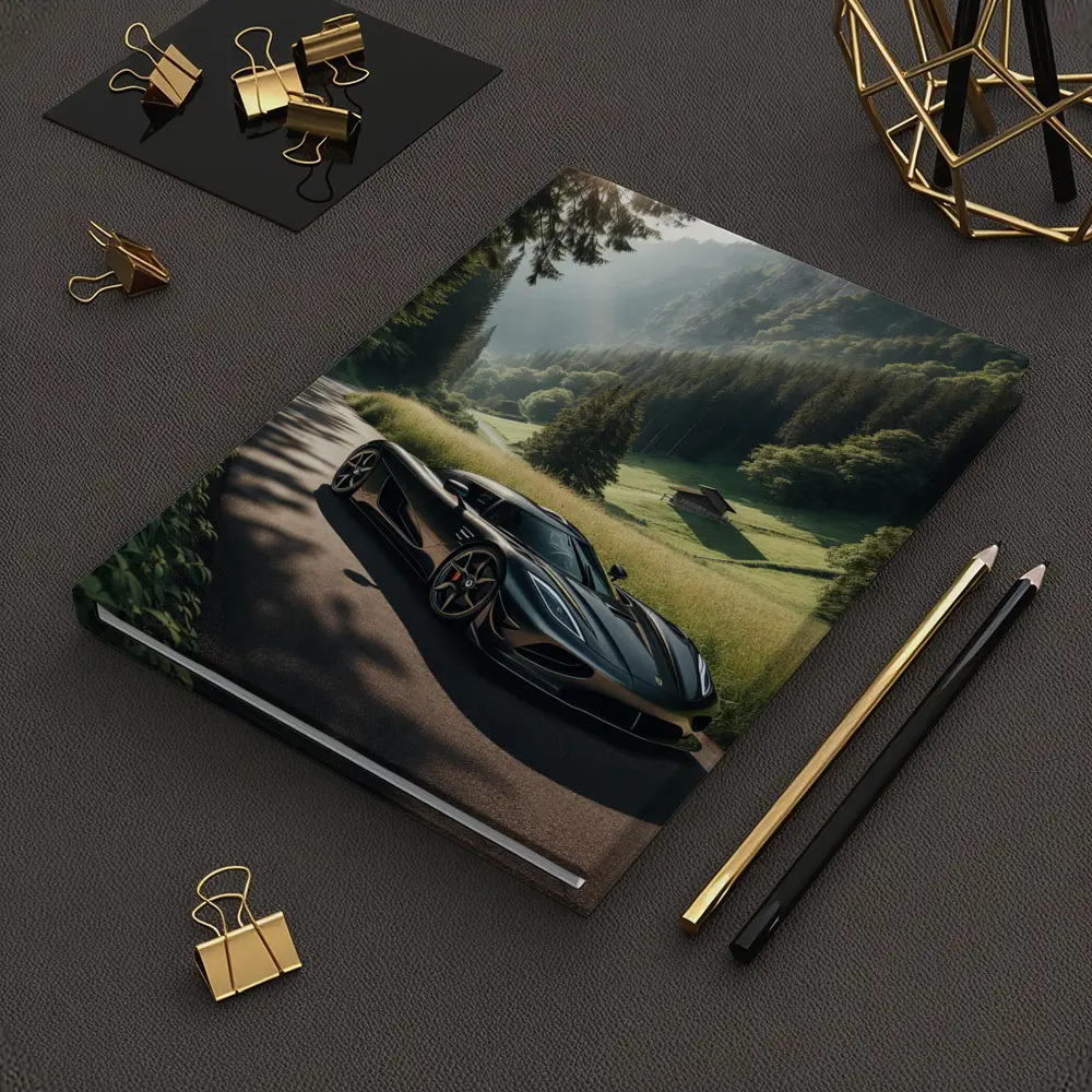 Koenigsegg Regera On Mountain Valley Road – Notebooks