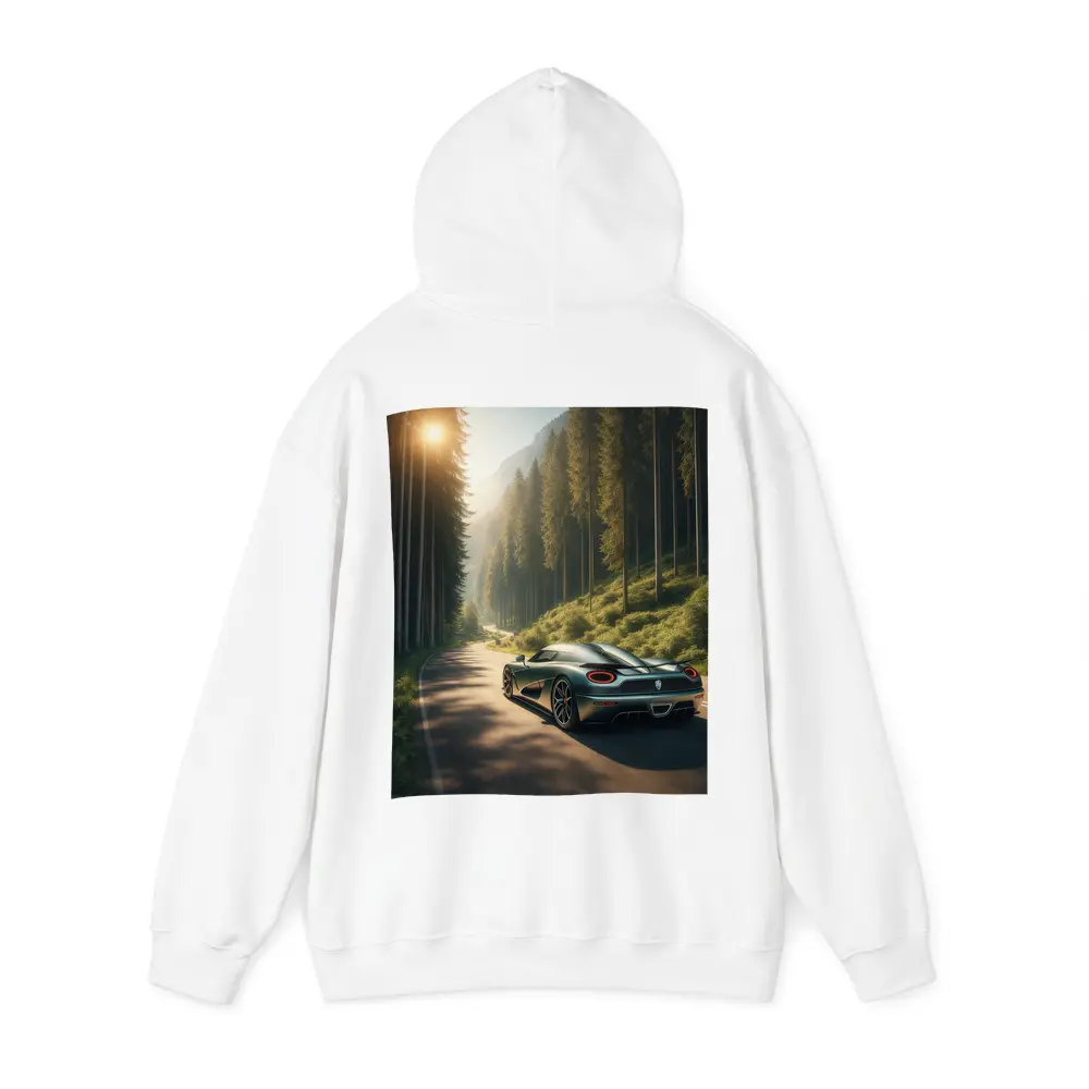 Koenigsegg Regera on Forest Mountain Road – Hoodies