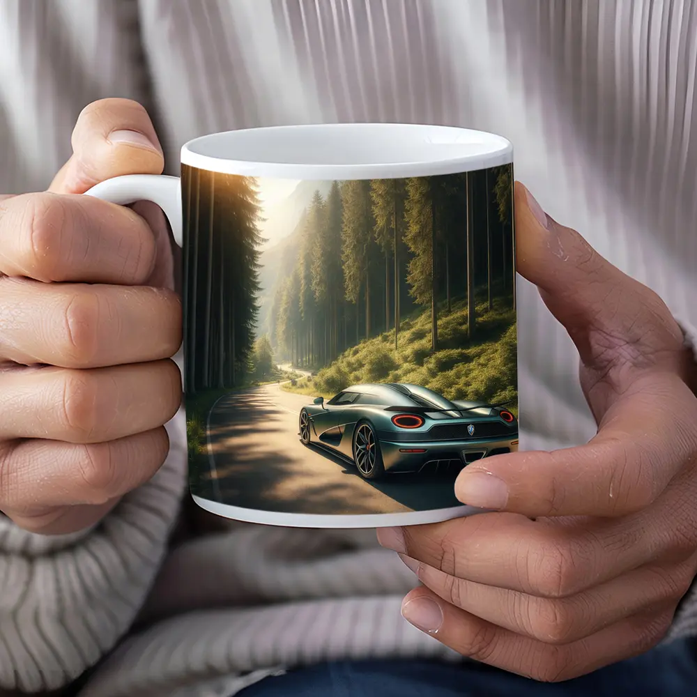 Koenigsegg Regera on Forest Mountain Road – Mugs