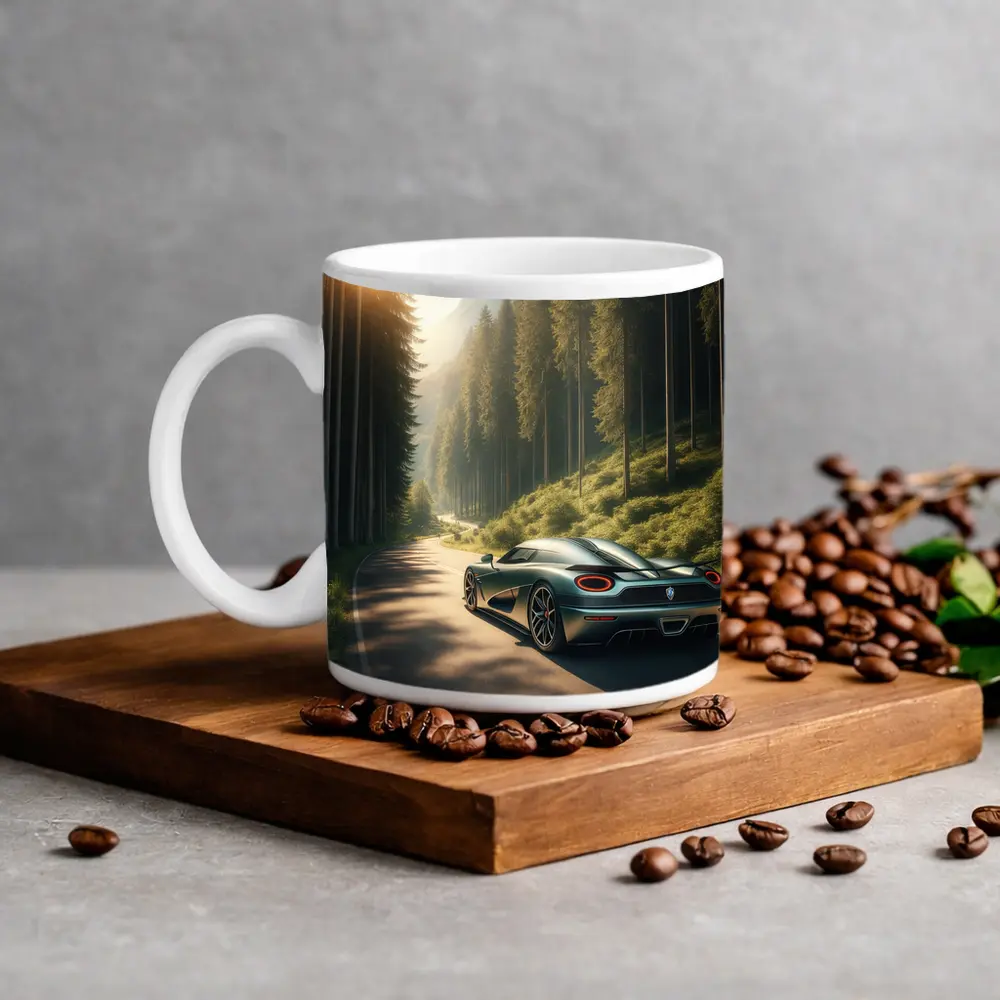 Koenigsegg Regera on Forest Mountain Road – Mugs