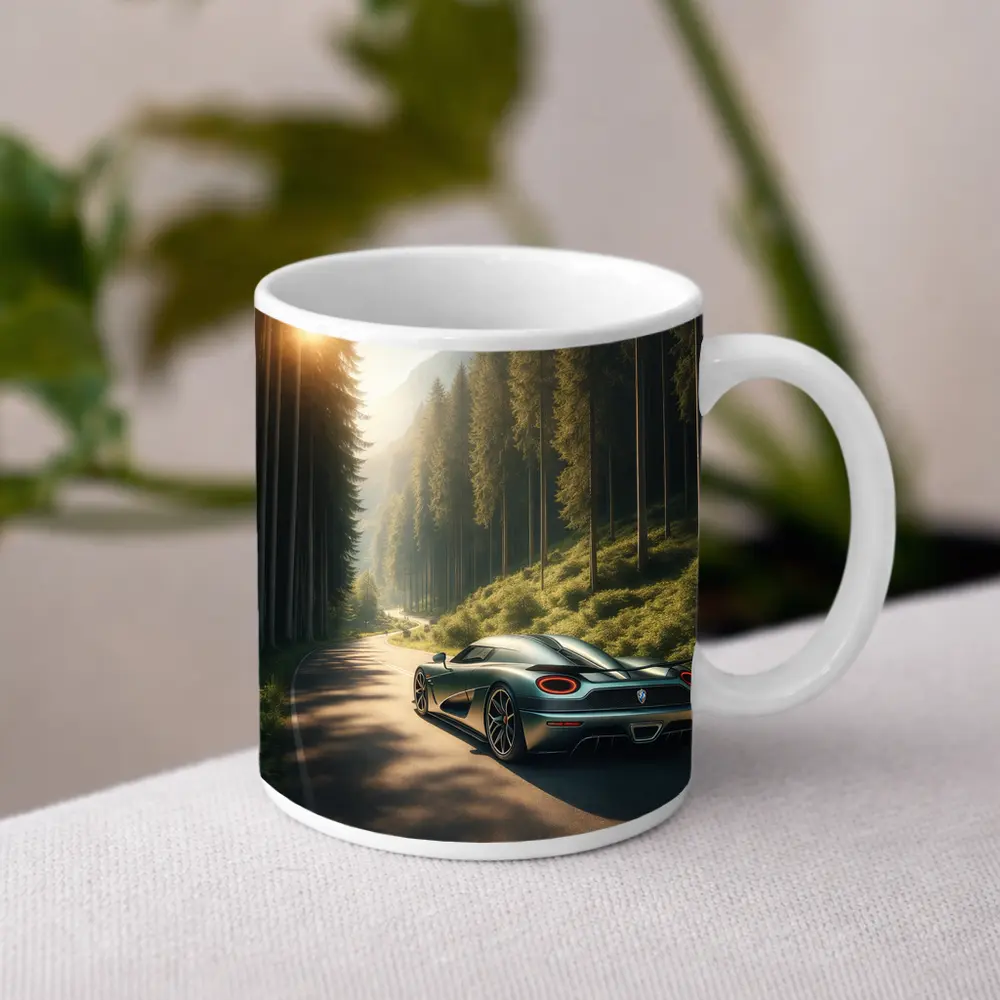 Koenigsegg Regera on Forest Mountain Road – Mugs