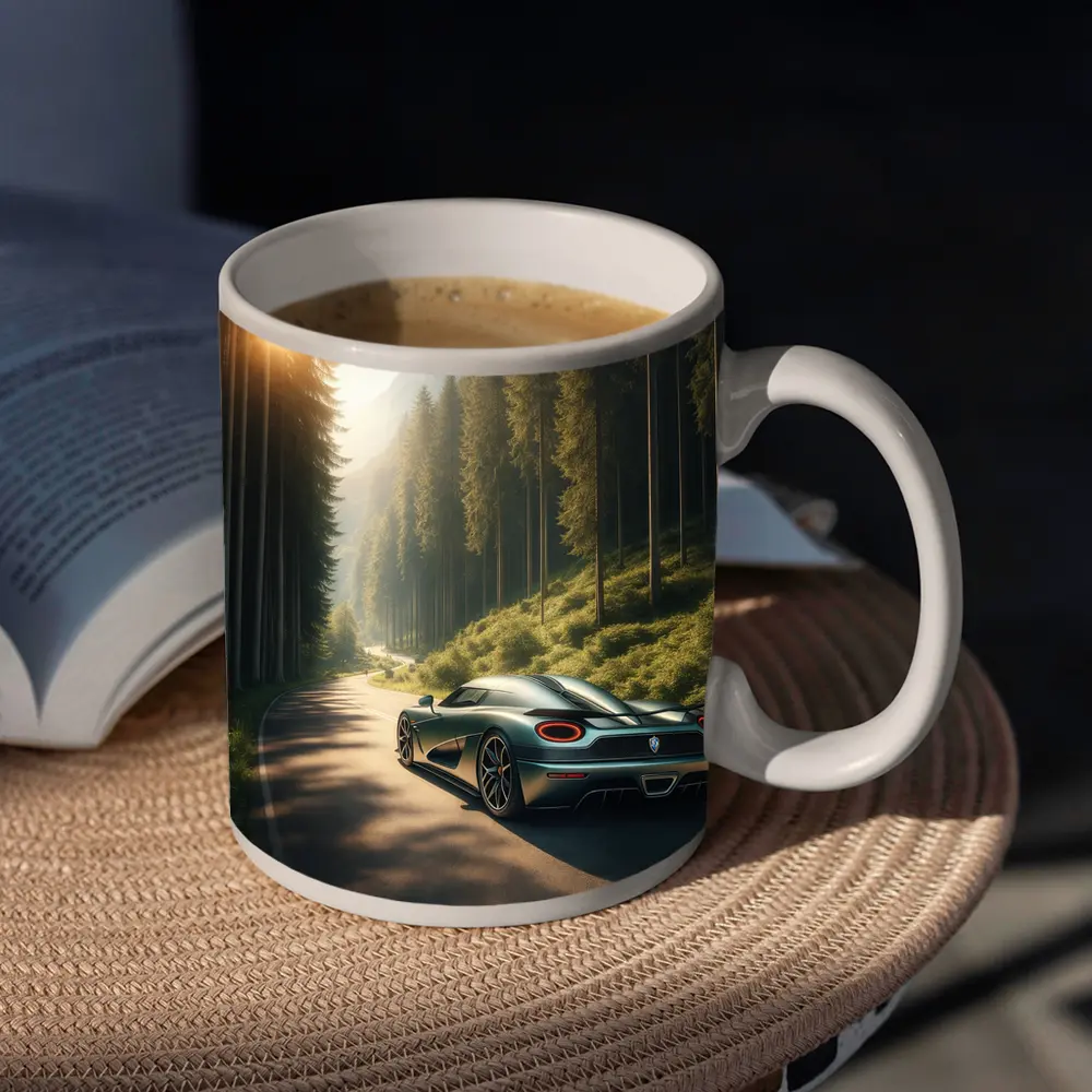 Koenigsegg Regera on Forest Mountain Road – Mugs