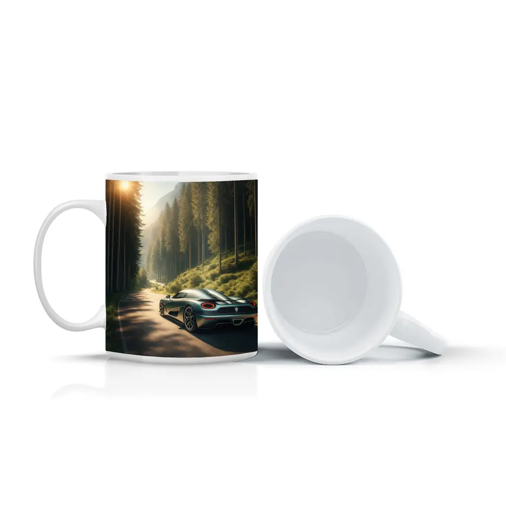 Koenigsegg Regera on Forest Mountain Road – Mugs