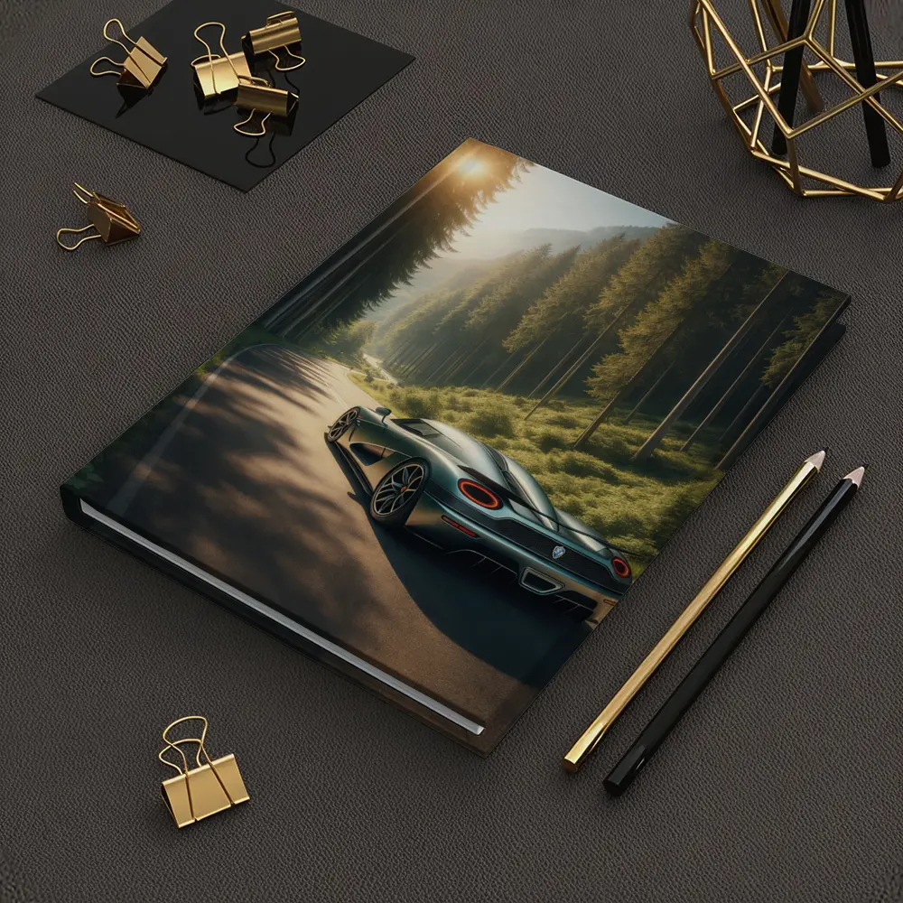 Koenigsegg Regera on Forest Mountain Road – Notebooks