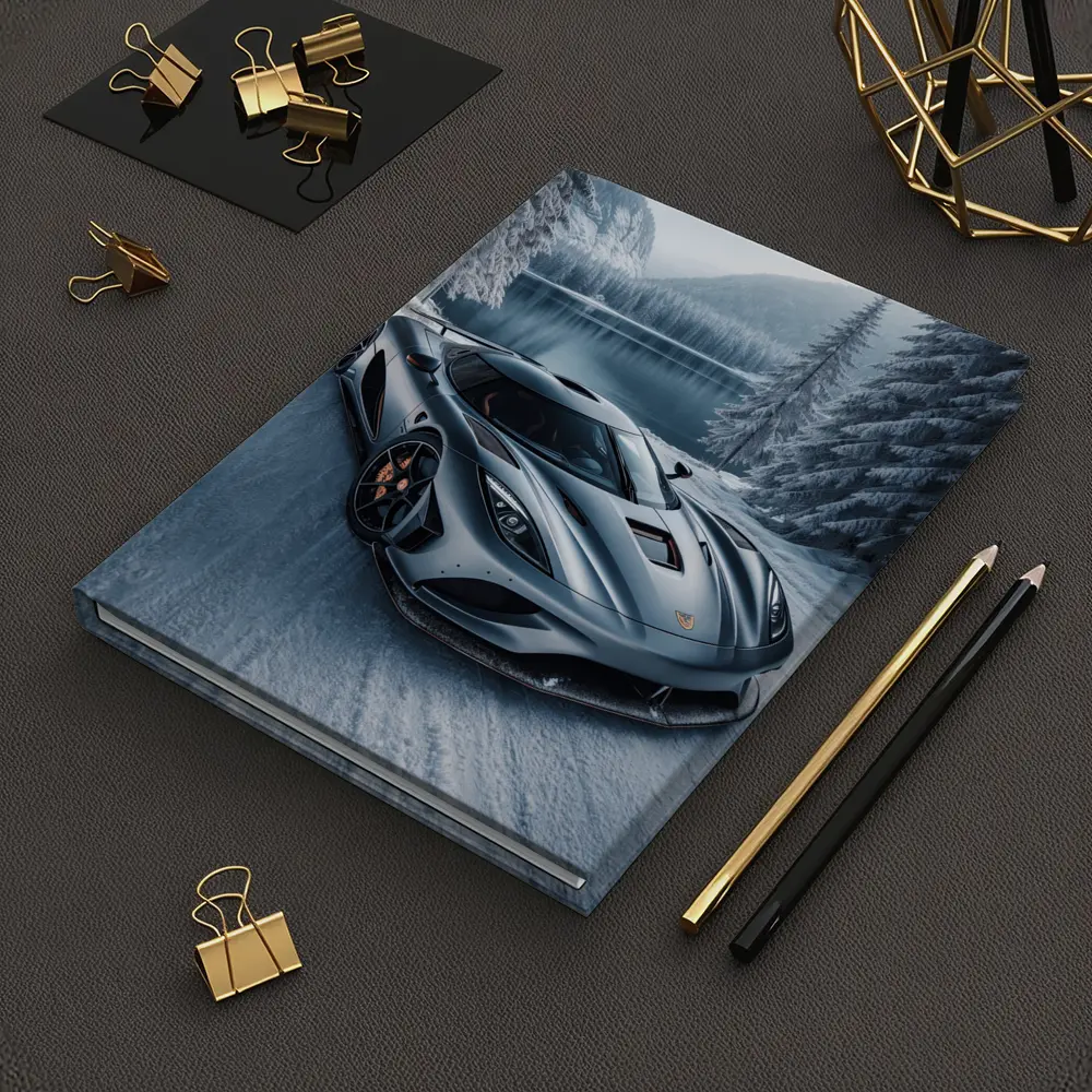 Koenigsegg Regera Matte Gray Winter Lake – Notebooks