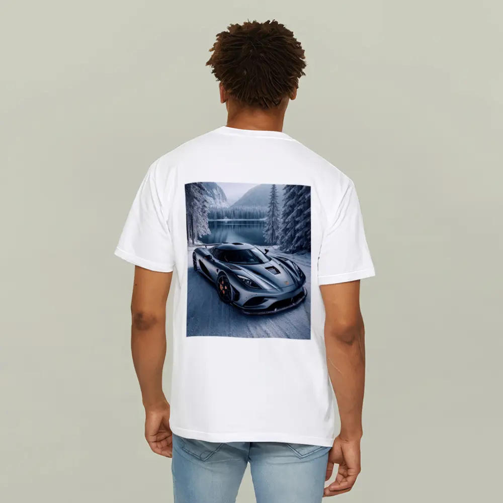 Koenigsegg Regera Matte Gray Winter Lake – T-Shirts