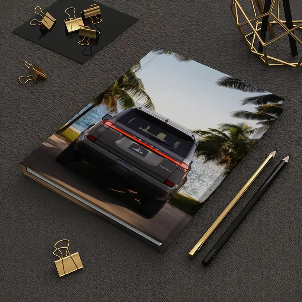 Lexus GX Rear View Tropical Beach Setting – Notebooks