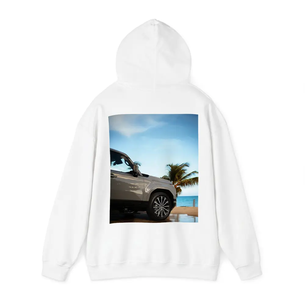 Lexus GX SUV Parked at Tropical Beach – Hoodies