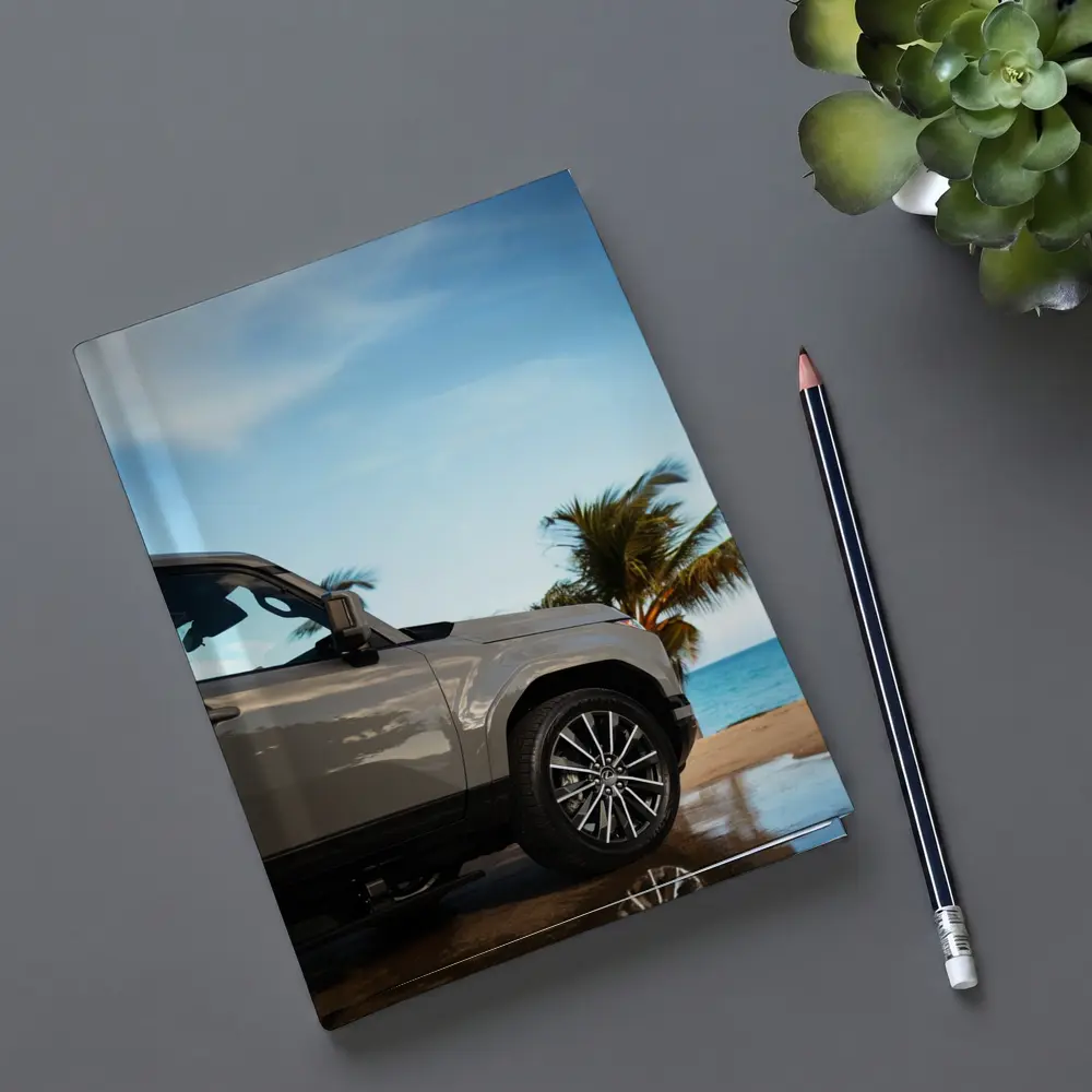 Lexus GX SUV Parked at Tropical Beach – Notebooks