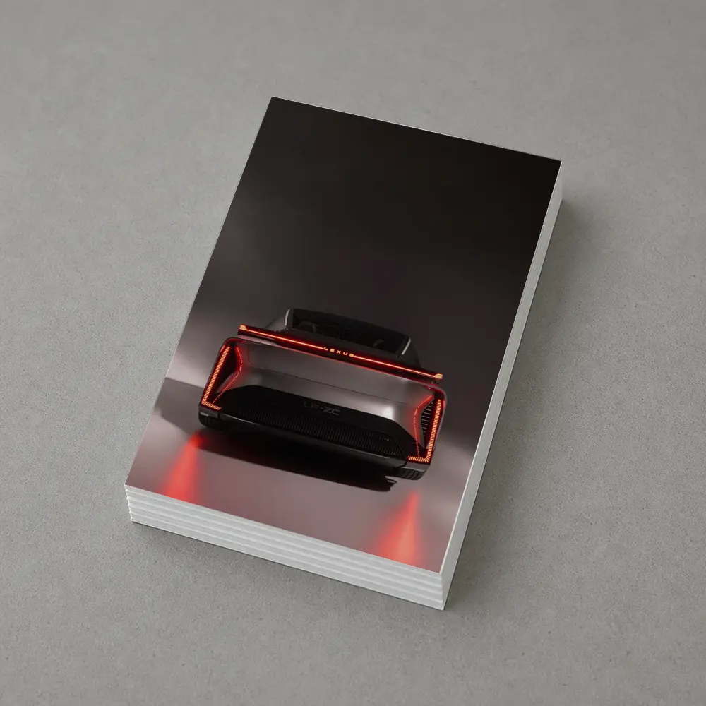 Lexus LF-ZC Concept Car Dark Studio – Postcards