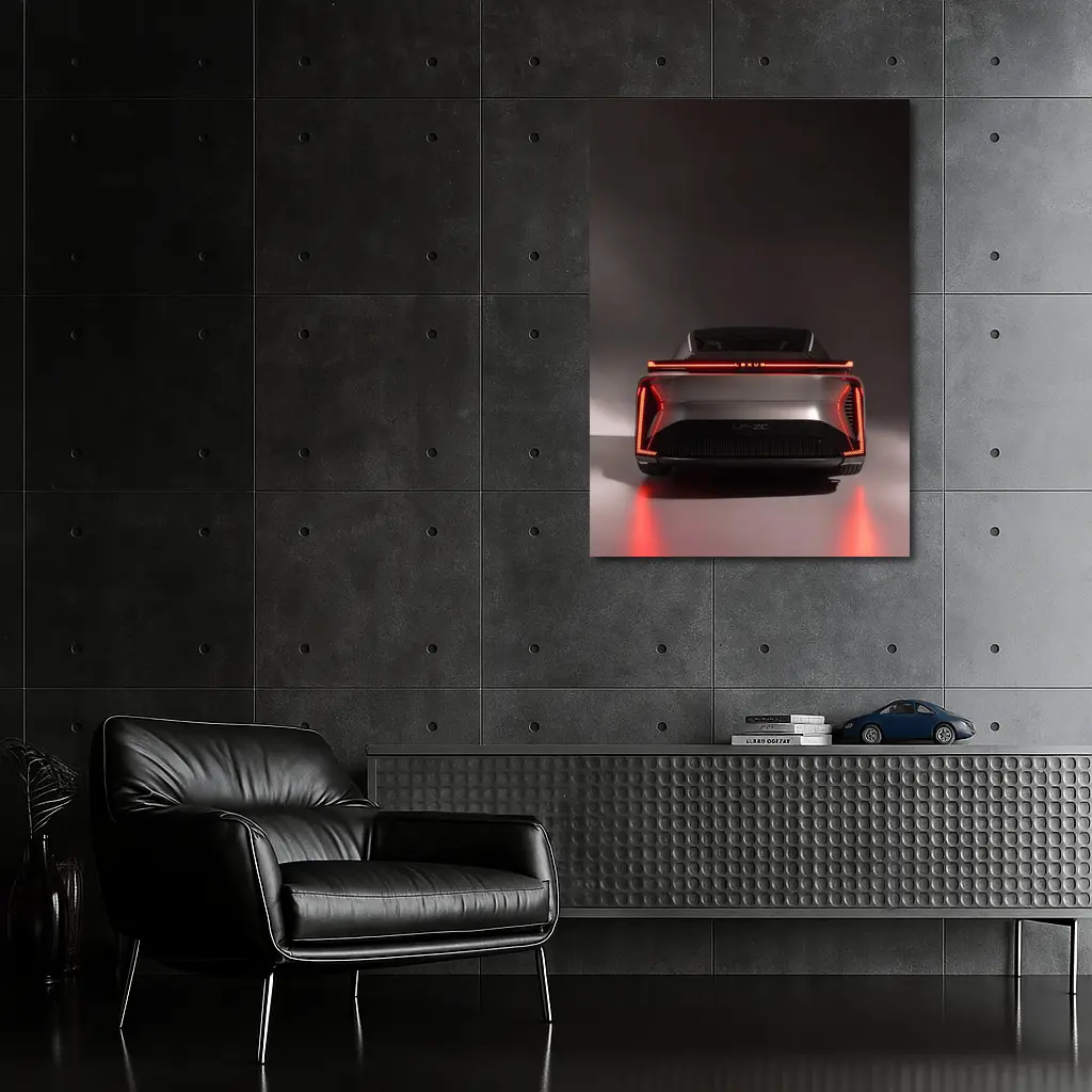 Lexus LF-ZC Concept Car Dark Studio – Wall Art