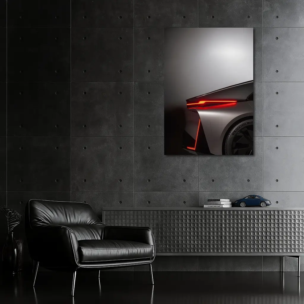 Lexus LF-ZC Concept Red Tail Light – Wall Art