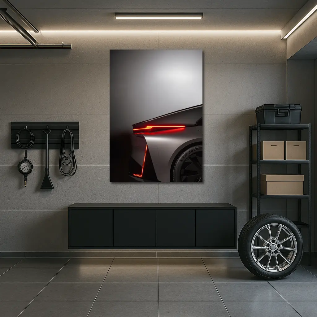 Lexus LF-ZC Concept Red Tail Light – Wall Art
