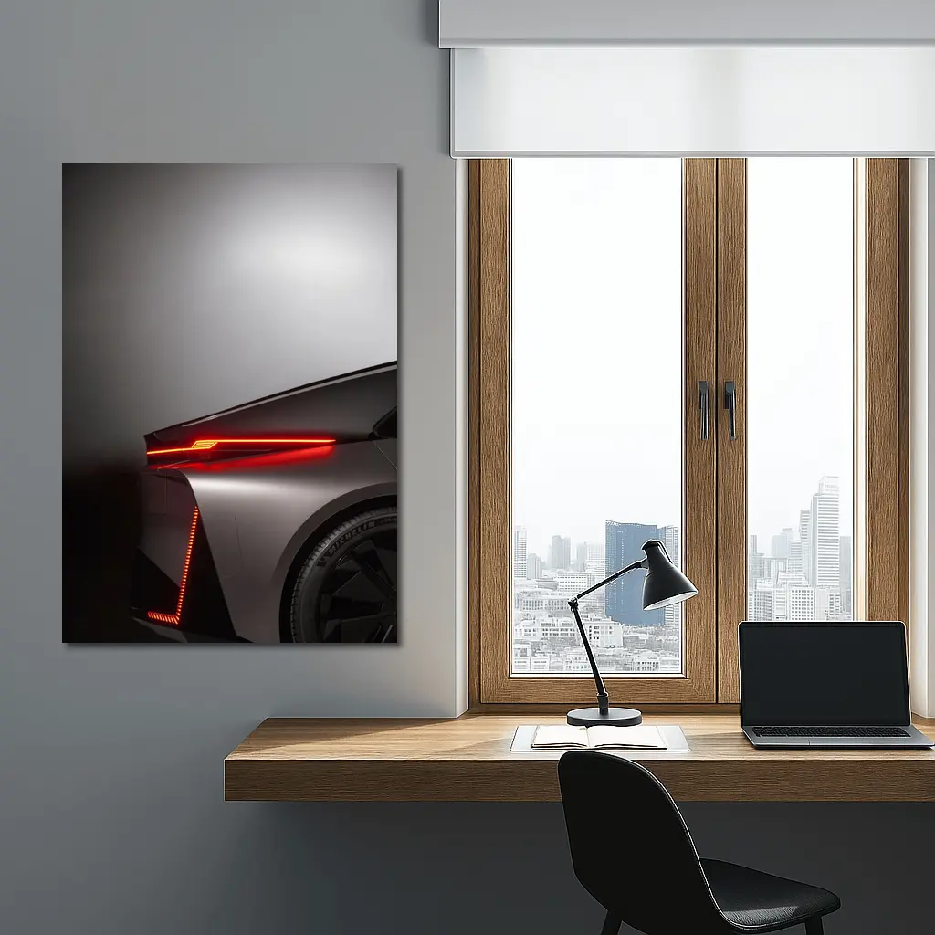 Lexus LF-ZC Concept Red Tail Light – Wall Art