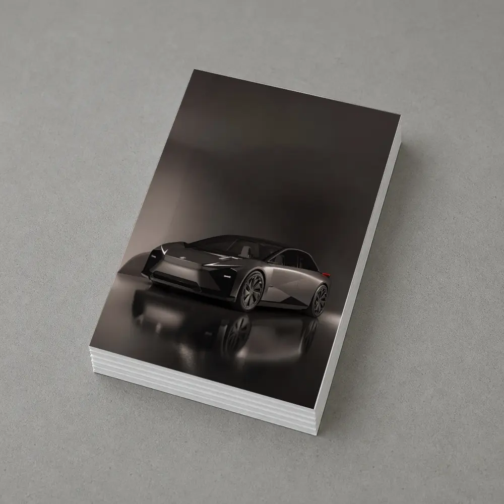 Lexus LF-ZC Concept Car Dark Studio – Postcards
