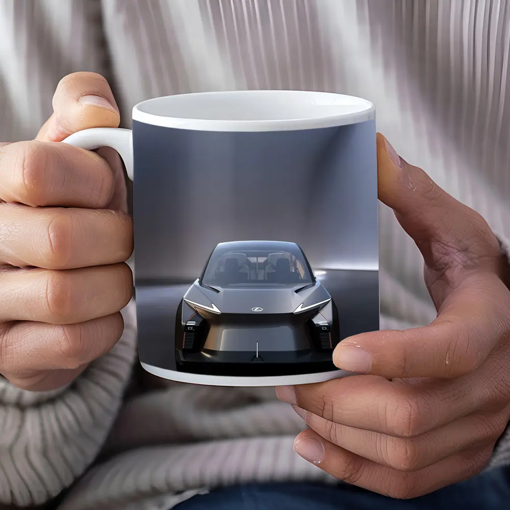 Lexus LF-ZL Concept Car Studio Front View – Mugs
