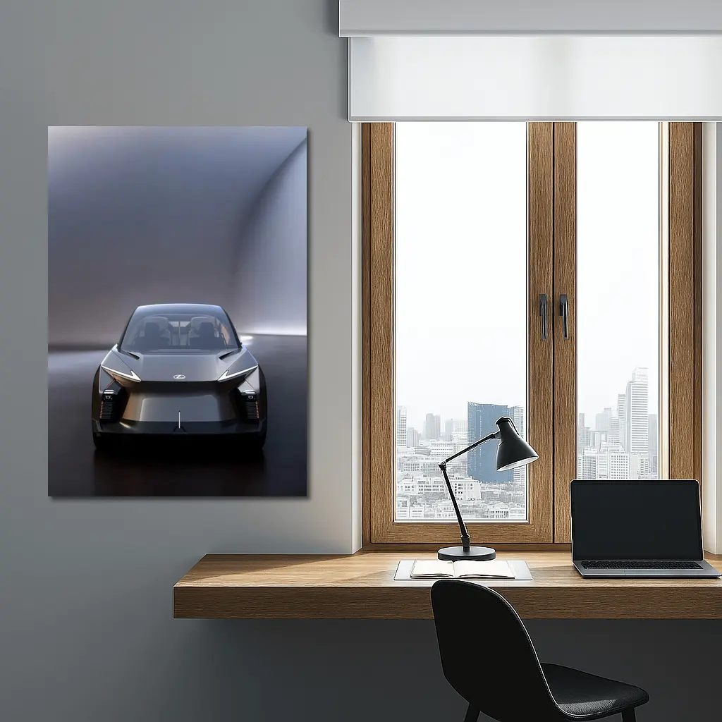 Lexus LF-ZL Concept Car Studio Front View – Wall Art