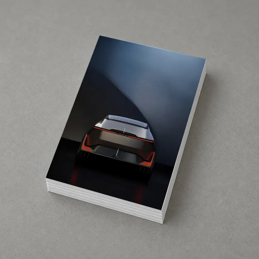 Lexus LF-ZL Concept Car Dark Studio – Postcards